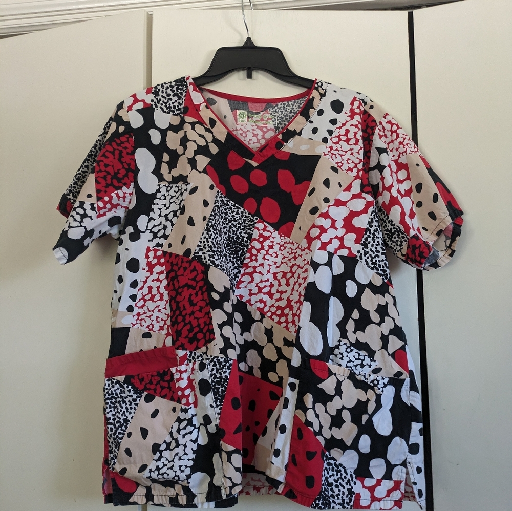 Bring it on extra large scrub topbring it on extra large scrub top